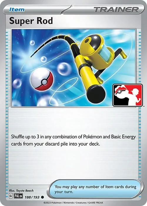 Super Rod — Prize Pack Series Cards — Pokemon