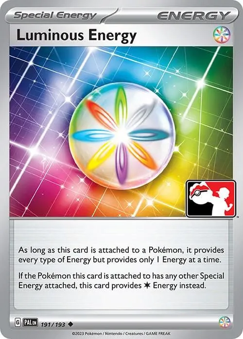 Luminous Energy — Prize Pack Series Cards — Pokemon
