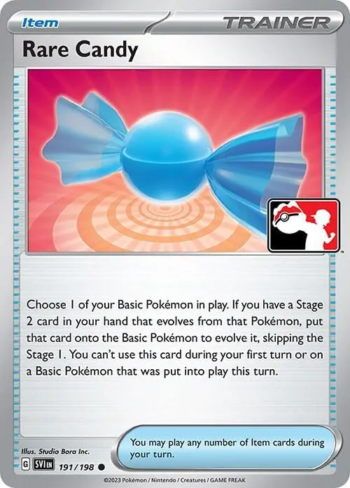 Rare Candy — Prize Pack Series Cards — Pokemon