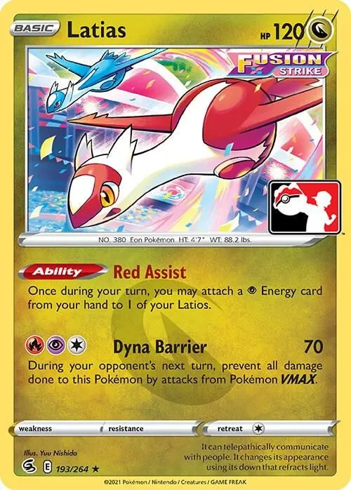 Latias — Prize Pack Series Cards — Pokemon