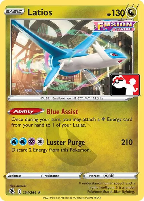 Latios — Prize Pack Series Cards — Pokemon