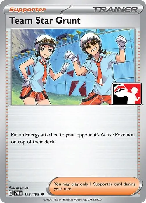 Team Star Grunt — Prize Pack Series Cards — Pokemon