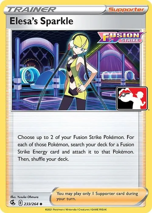 Elesa's Sparkle — Prize Pack Series Cards — Pokemon