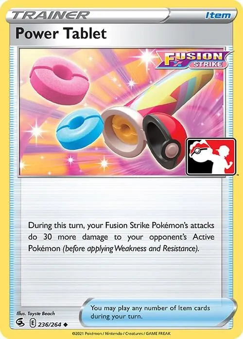 Power Tablet — Prize Pack Series Cards — Pokemon
