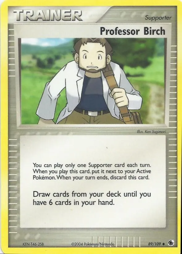 Professor Birch — EX Battle Stadium — Pokemon