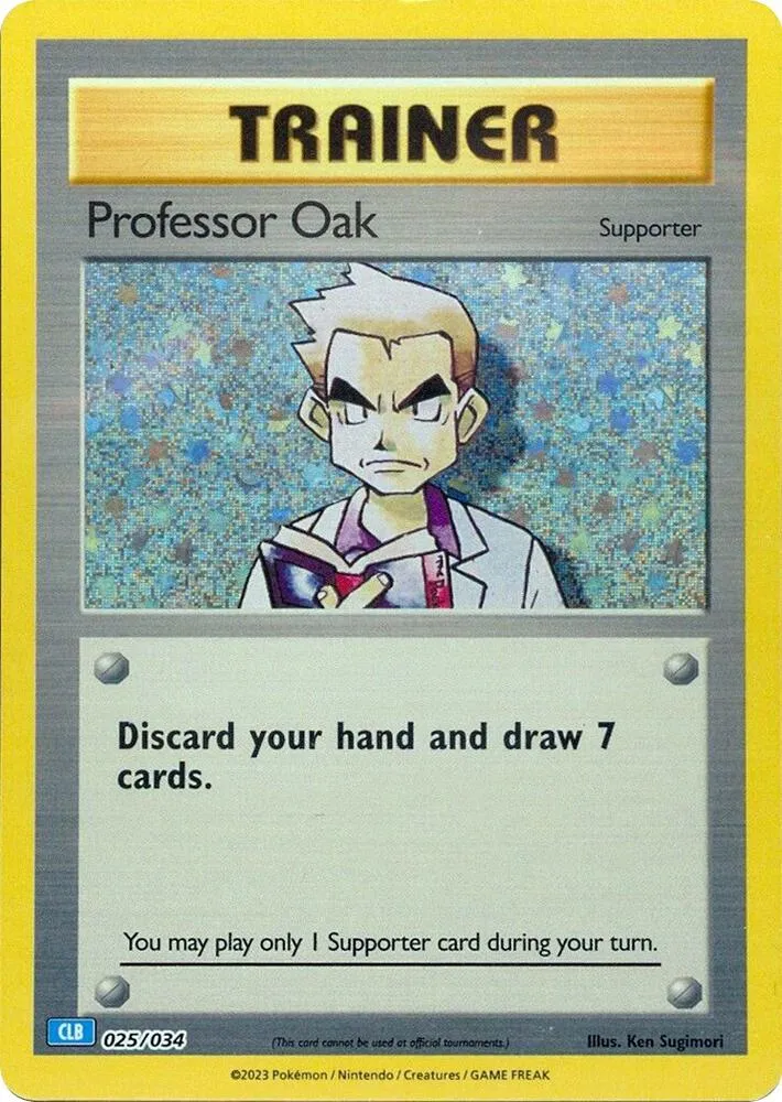 Professor Oak — Trading Card Game Classic — Pokémon