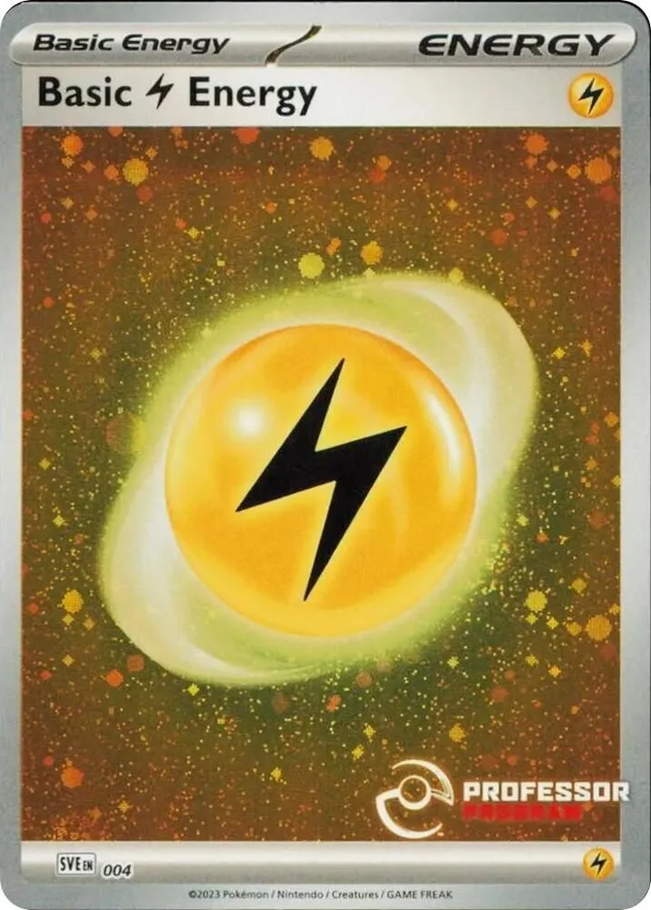 Énergie Électrique — Professor Program Promos — Pokemon