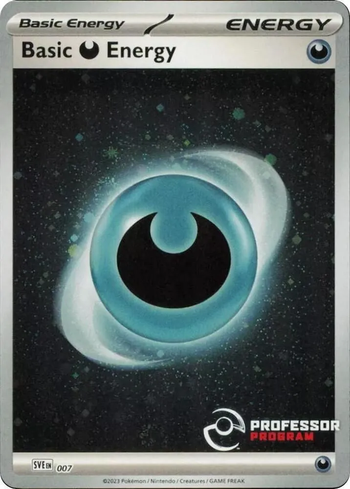 Énergie Obscurité — Professor Program Promos — Pokemon