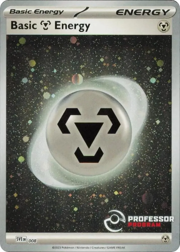Énergie Métal — Professor Program Promos — Pokemon
