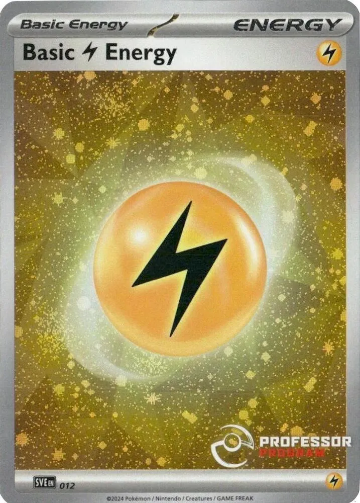 Énergie Électrique — Professor Program Promos — Pokemon