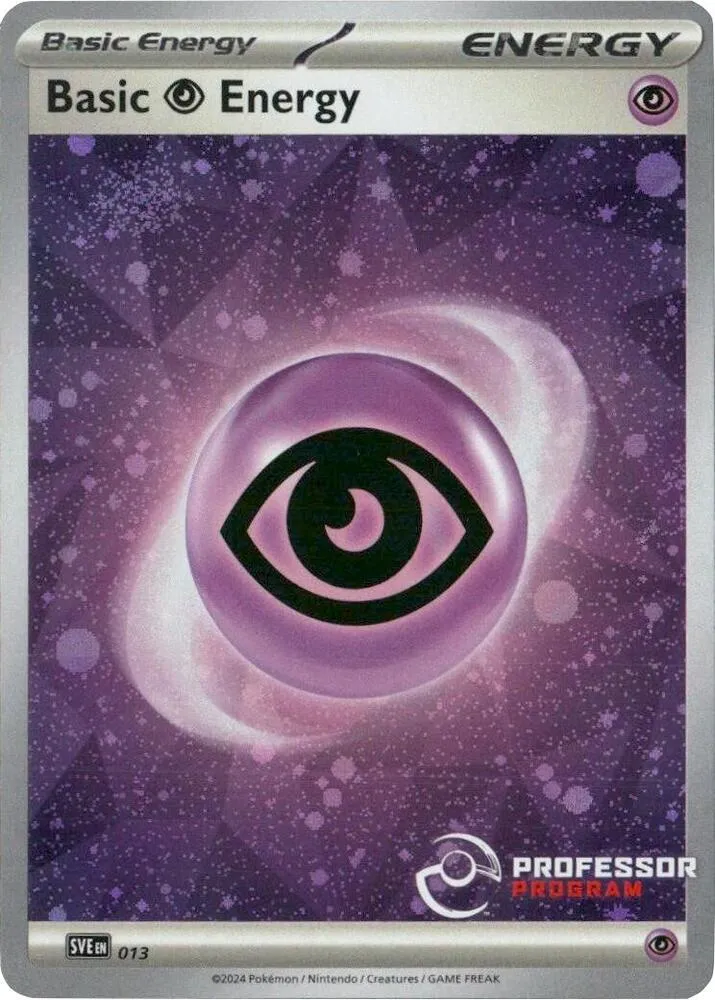Énergie Psy — Professor Program Promos — Pokemon