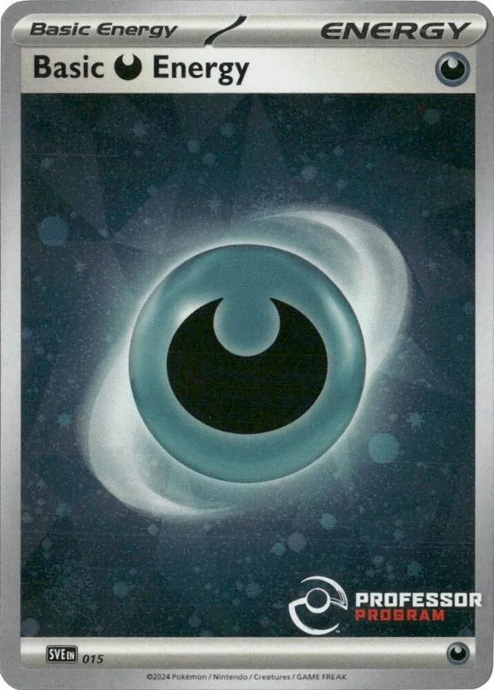 Énergie Obscurité — Professor Program Promos — Pokemon