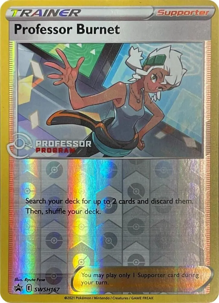 Professor Burnet — Professor Program Promos — Pokemon