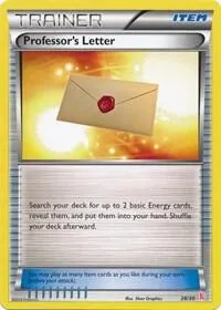 Professor's Letter — XY Trainer Kit: Sylveon & Noivern — Pokémon