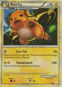 Raichu — HGSS Trainer Kit: Gyarados & Raichu — Pokémon