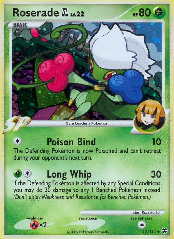Roserade GL — Rising Rivals — Pokémon