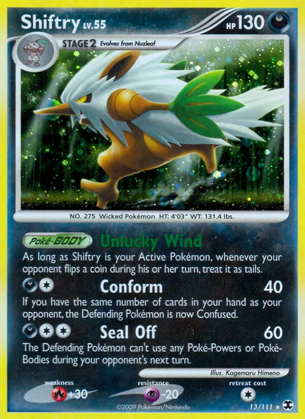 Shiftry — Rising Rivals — Pokemon