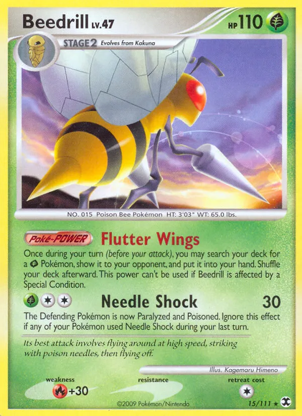 Beedrill — Rising Rivals — Pokemon