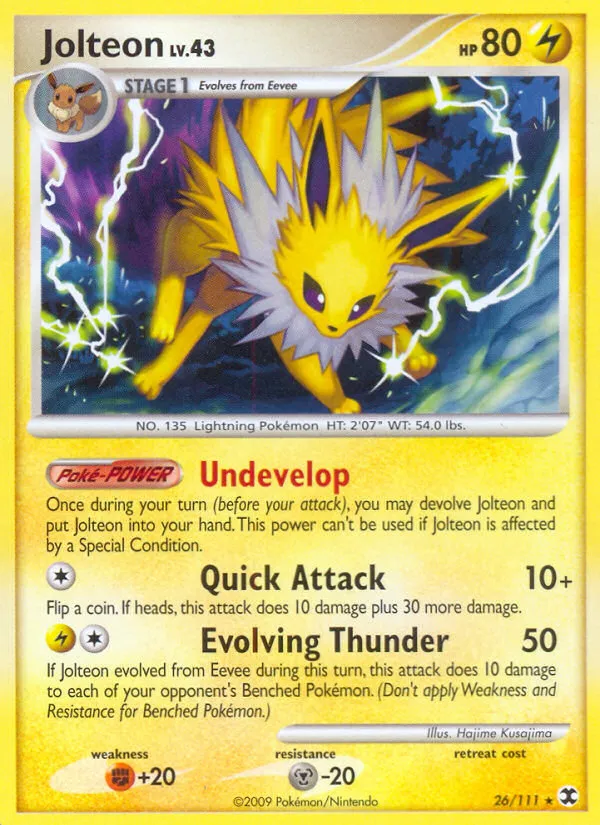 Jolteon — Rising Rivals — Pokémon