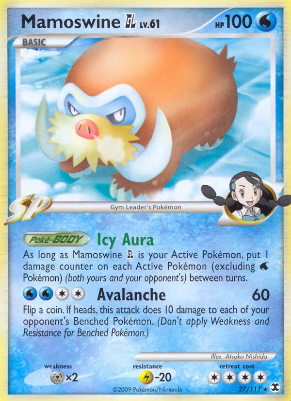 Mamoswine GL — Rising Rivals — Pokémon
