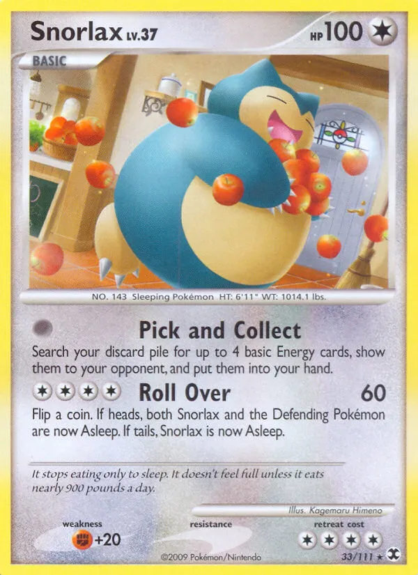 Snorlax — Rising Rivals — Pokémon