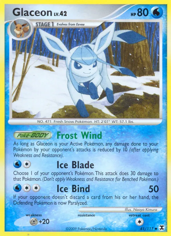 Glaceon — Rising Rivals — Pokémon