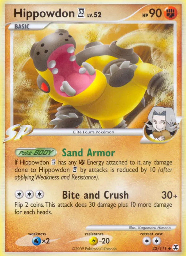Hippowdon E4 — Rising Rivals — Pokémon