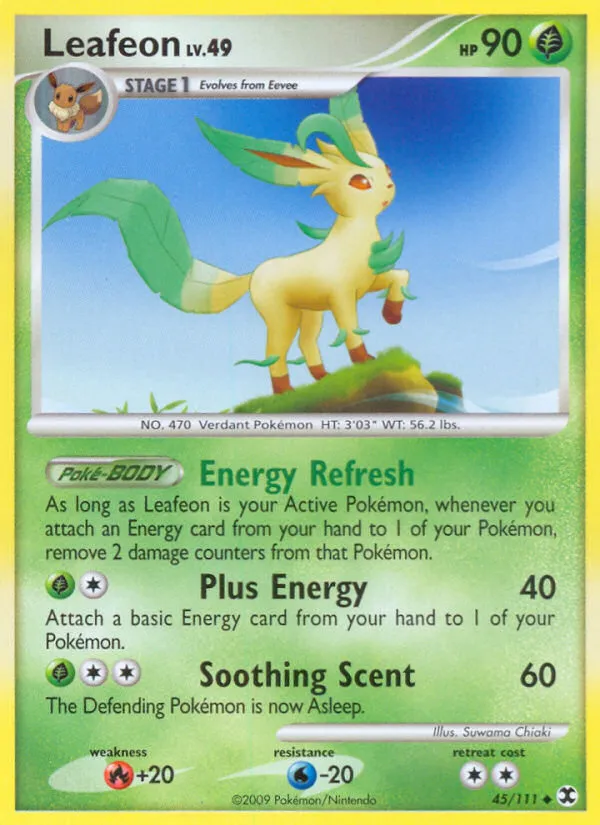 Leafeon — Rising Rivals — Pokemon