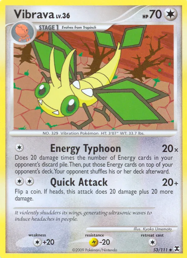 Vibraninf Lv.36 — Rising Rivals — Pokémon