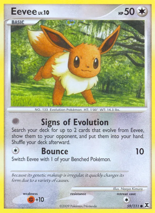 Évoli Lv.10 — Rising Rivals — Pokémon