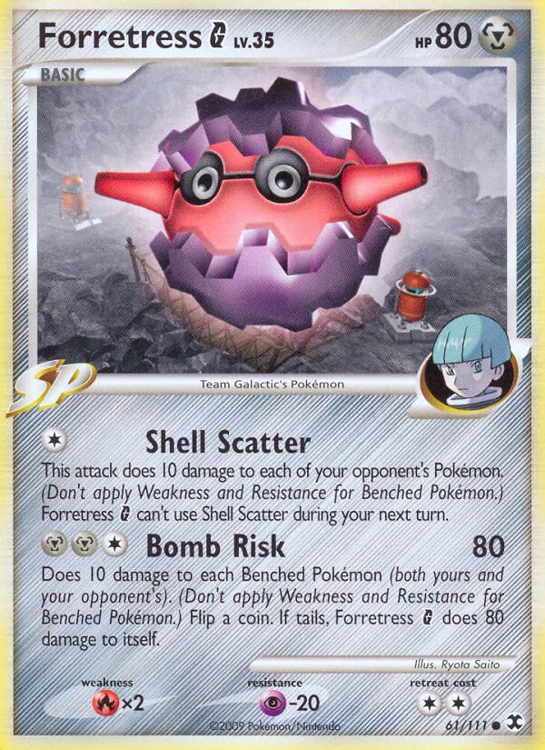 Forretress G — Rising Rivals — Pokémon