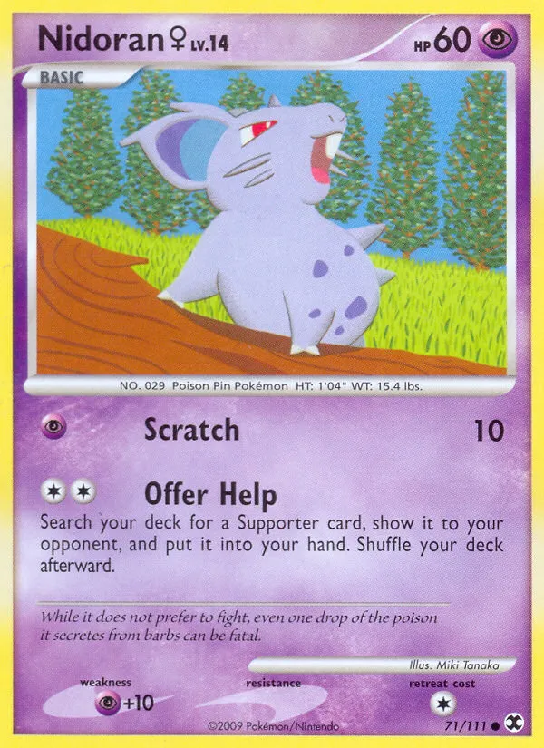 Nidoran F — Rising Rivals — Pokémon