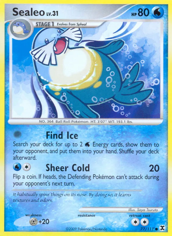 Sealeo — Rising Rivals — Pokémon