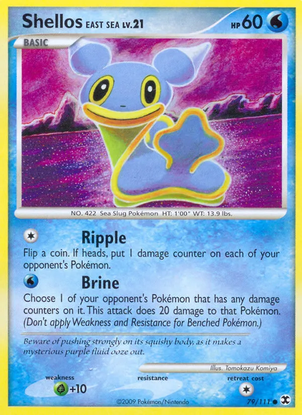 Shellos East Sea — Rising Rivals — Pokémon