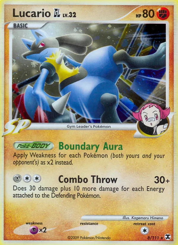 Lucario GL — Rising Rivals — Pokemon