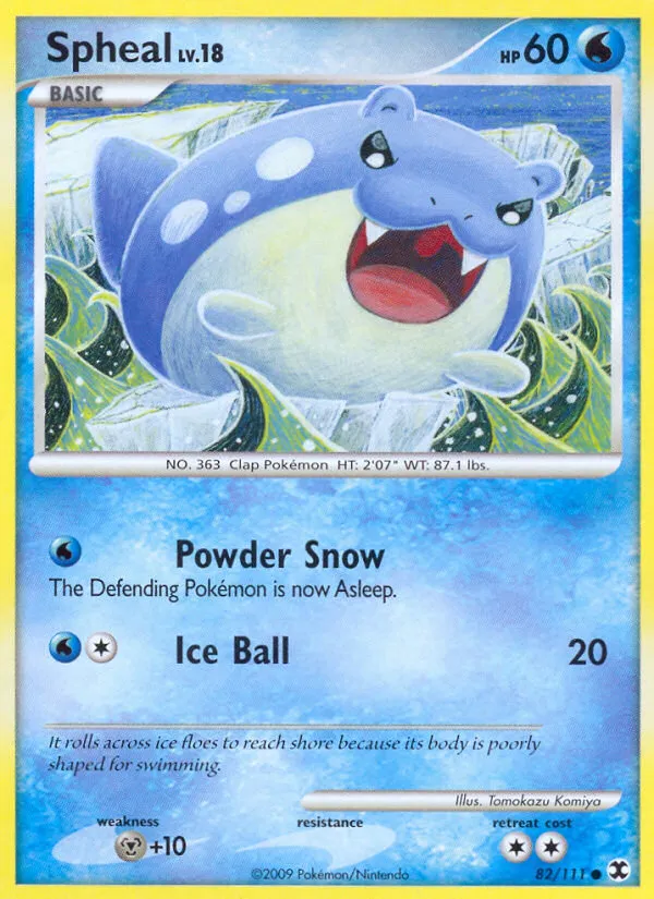 Spheal — Rising Rivals — Pokemon