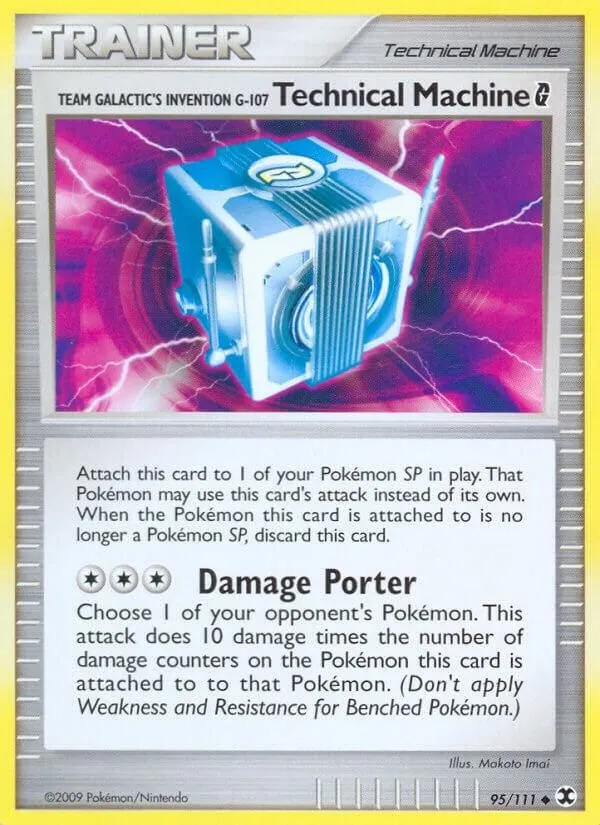 Team Galactic's Invention G-107 Technical Machine G — Rising Rivals — Pokémon
