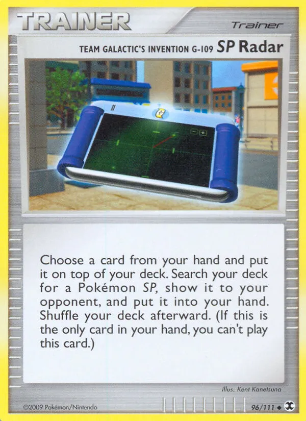 Team Galactic's Invention G-109 SP Radar — Rising Rivals — Pokémon