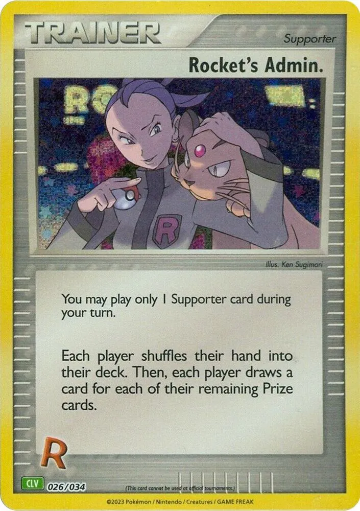 Rocket's Admin. — Trading Card Game Classic — Pokémon