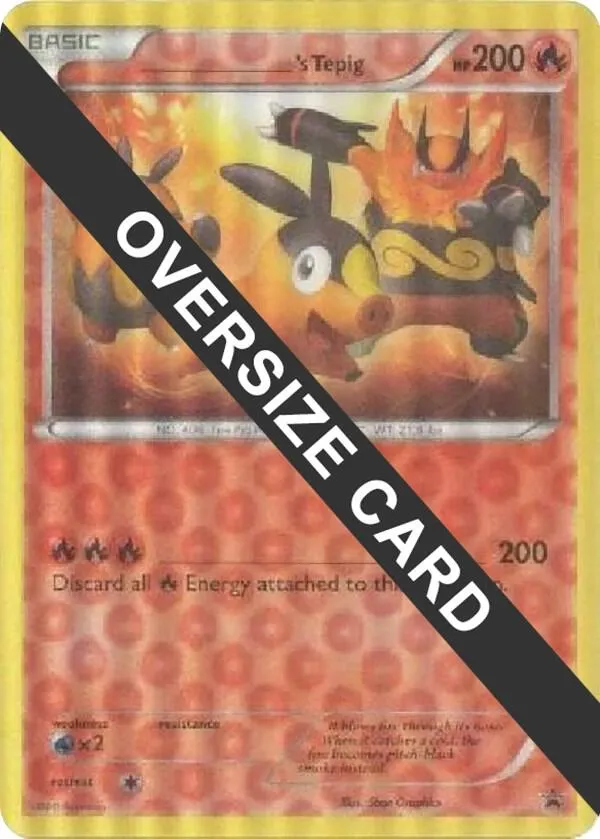 ______'s Tepig — Jumbo Cards — Pokemon