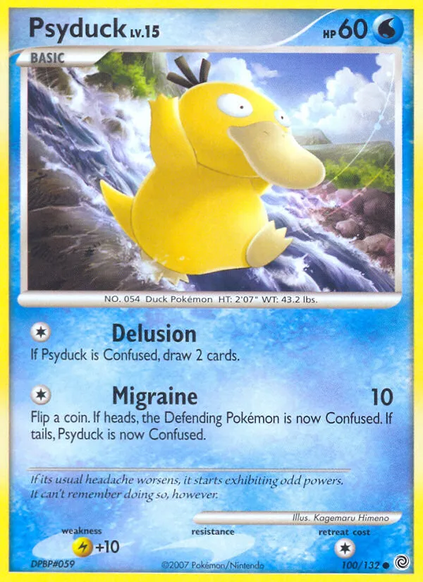 Psykokwak Lv.15 — Secret Wonders — Pokemon