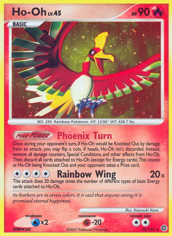 Ho-Oh Lv.45 — Secret Wonders — Pokémon