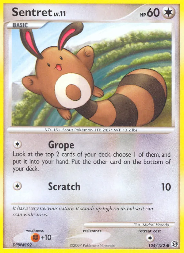Fouinette Lv.11 — Secret Wonders — Pokémon