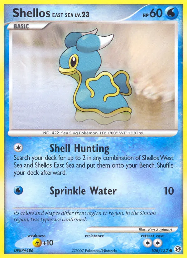 Shellos East Sea — Secret Wonders — Pokémon