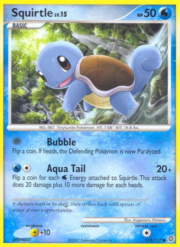 Carapuce Lv.15 — Secret Wonders — Pokémon