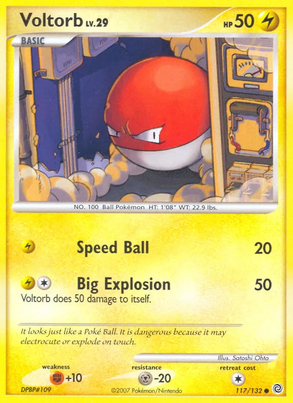 Voltorb from Secret Wonders - Pokemon