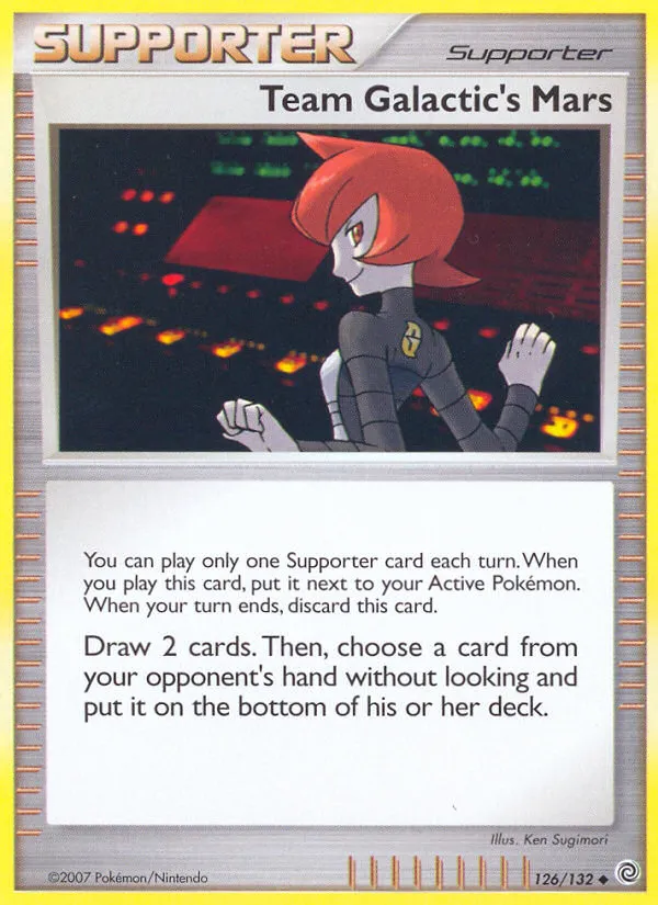 Team Galactic's Mars — Secret Wonders — Pokémon