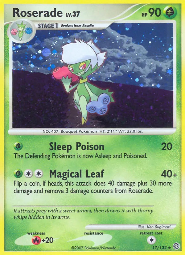 Roserade — Secret Wonders — Pokemon