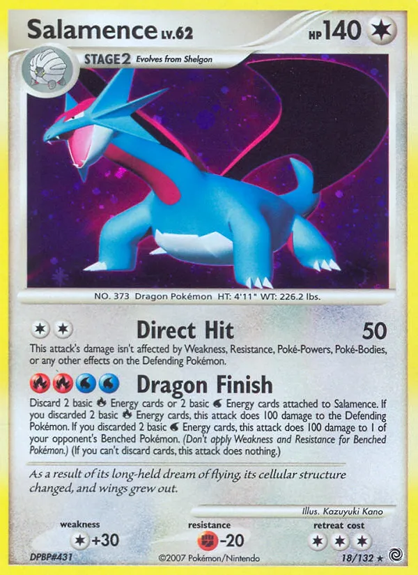 Salamence — Secret Wonders — Pokémon