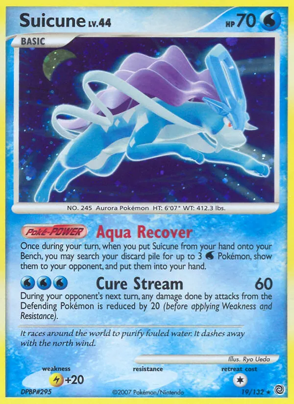 Suicune Lv.44 — Secret Wonders — Pokémon